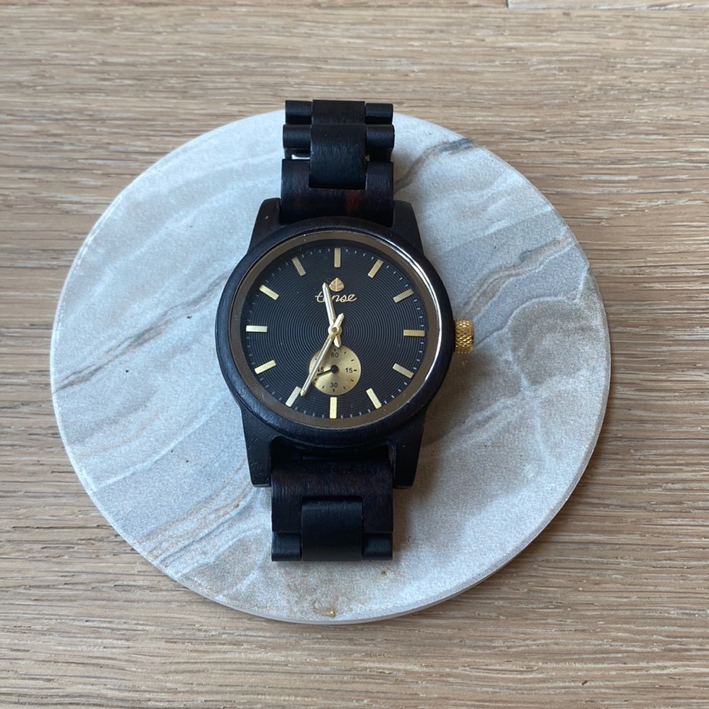 Canadian made ladies wooden watch